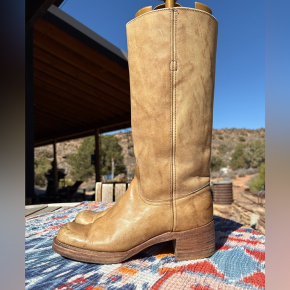 Frye 60s-70s Campus Vintage Black Label Boots - Picture 5 of 16